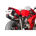 QD Exhaust Twin GUNSHOT DARK MATTER Semi-Full Exhaust for the Ducati Panigale / Streetfighter V4 (Euro5)